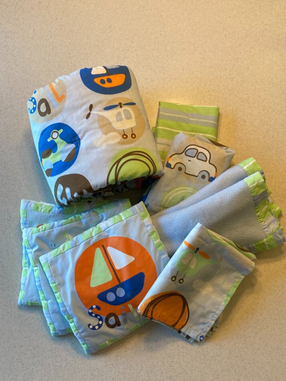 Vintage Circo Baby Crib Bedding Set